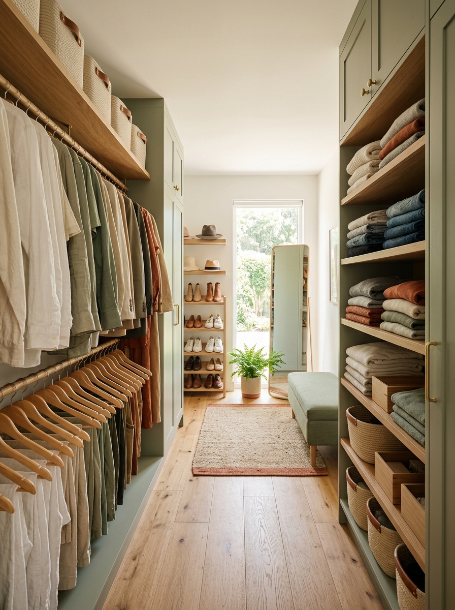 Beautifully organized closet