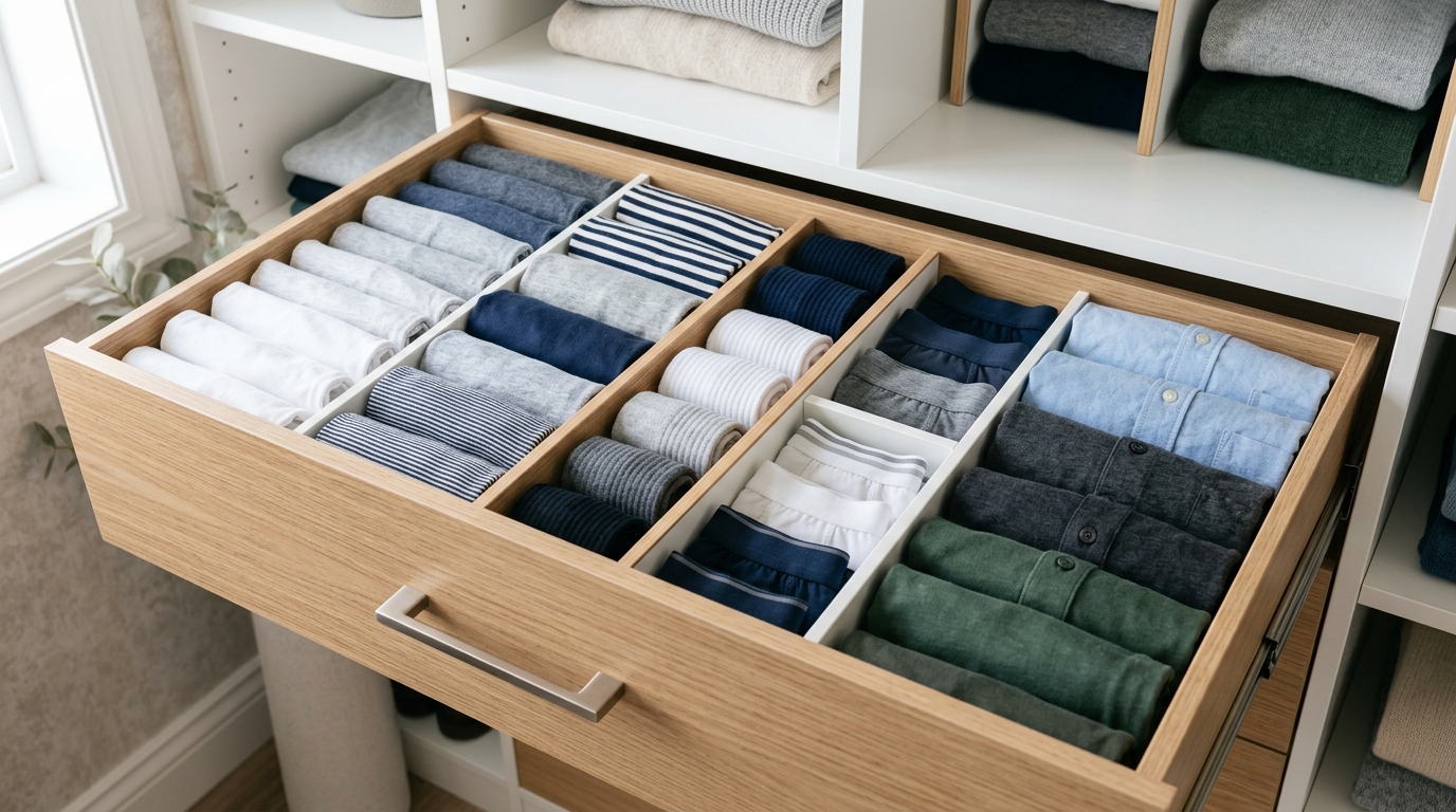 Organized closet